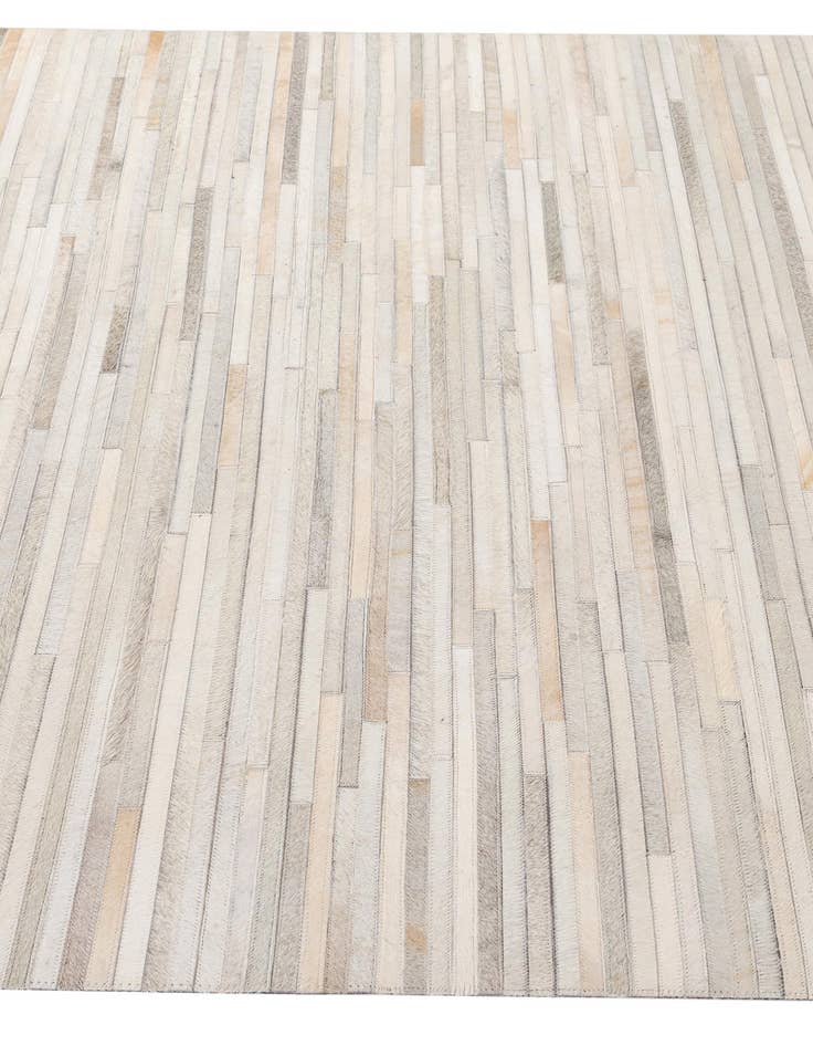 Detail image of  5' 1 x 8' 2 Cowhide - Patchwork Rug