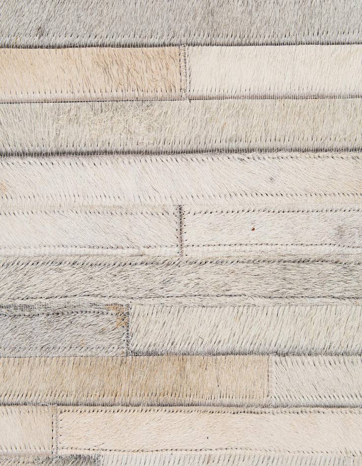 Detail image of  5' 1 x 8' 2 Cowhide - Patchwork Rug