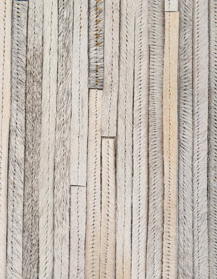 Detail image of  5' 1 x 8' 2 Cowhide - Patchwork Rug