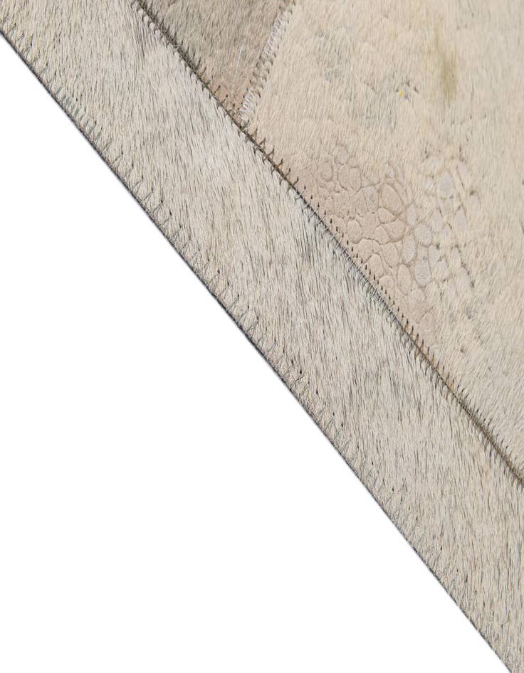 Detail image of  4' 5 x 6' 5 Cowhide - Patchwork Rug