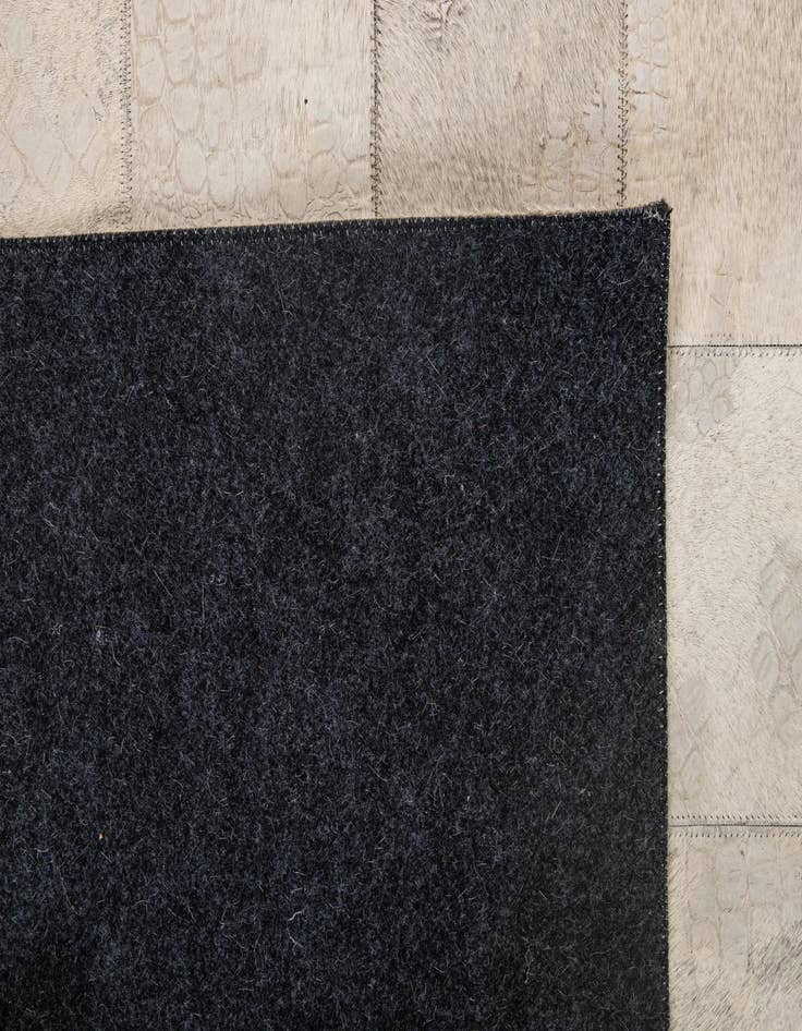 Detail image of  4' 5 x 6' 5 Cowhide - Patchwork Rug