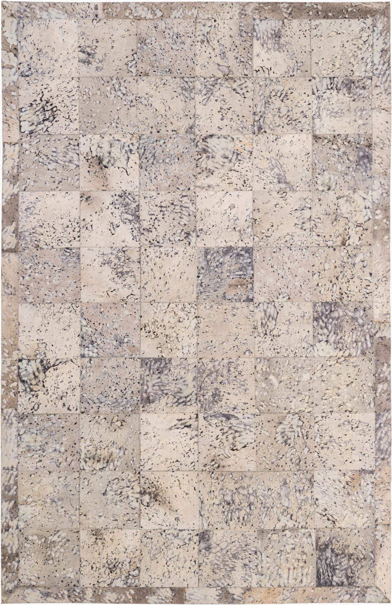  5' 4 x 8' 2 Cowhide - Patchwork Rug