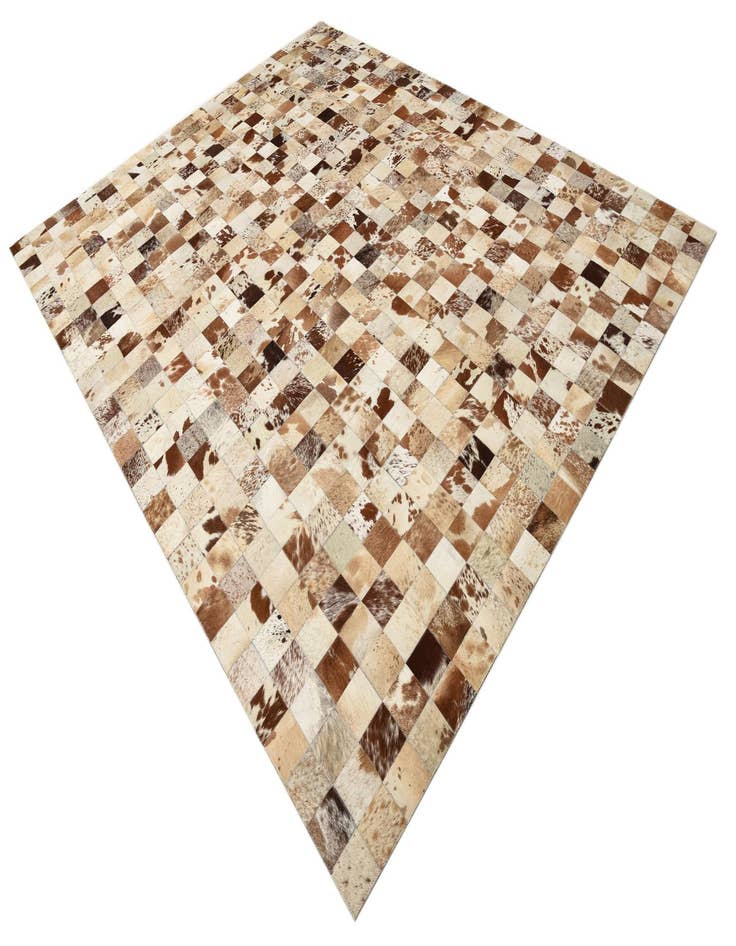 Detail image of  8' x 10' Cowhide Leather Rug