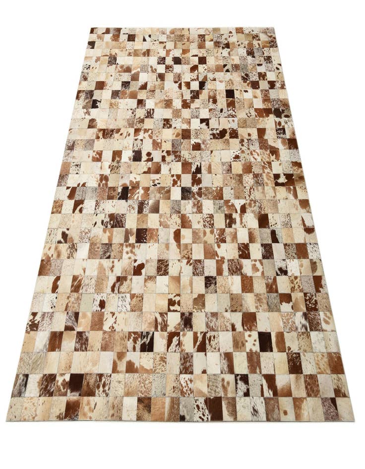 Detail image of  8' x 10' Cowhide Leather Rug