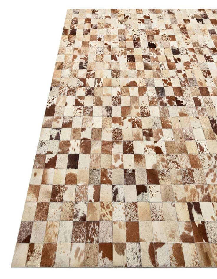 Detail image of  8' x 10' Cowhide Leather Rug