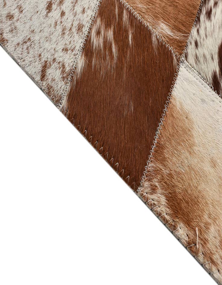 Detail image of  8' x 10' Cowhide Leather Rug