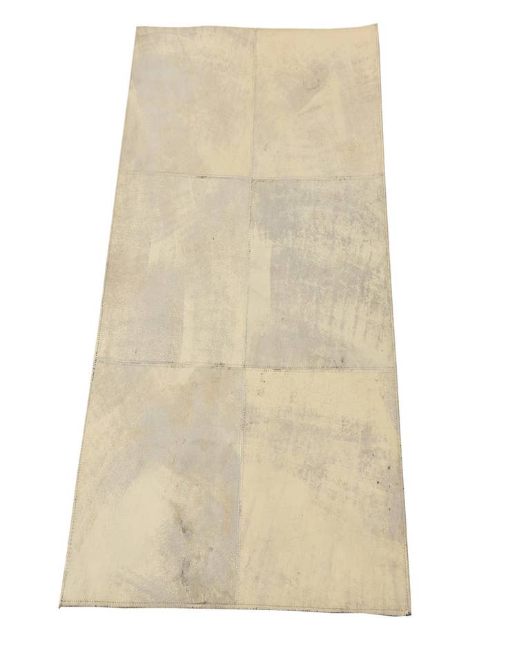 Detail image of  2' x 3' Cowhide Leather Rug