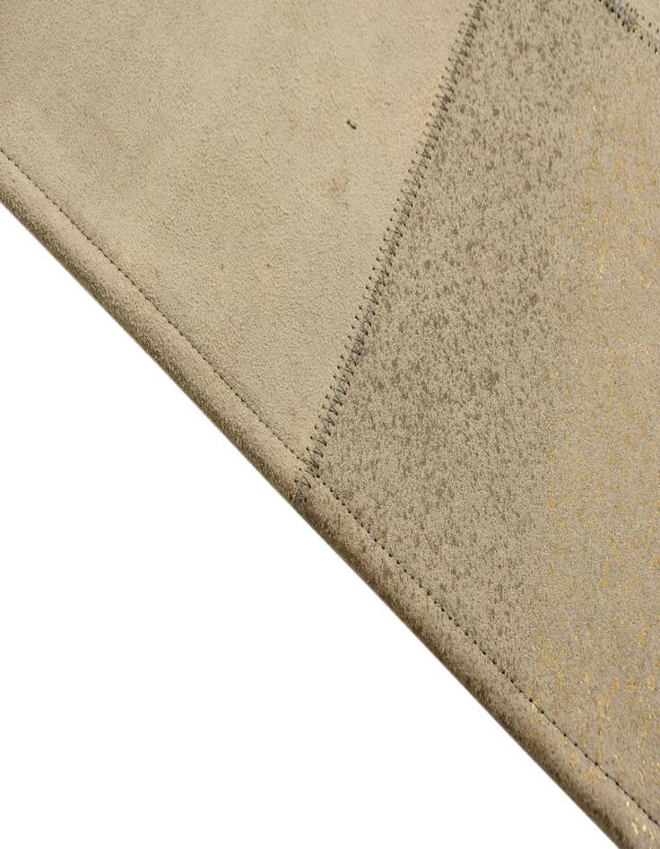 Detail image of  2' 1 x 3' 1 Cowhide Leather Rug