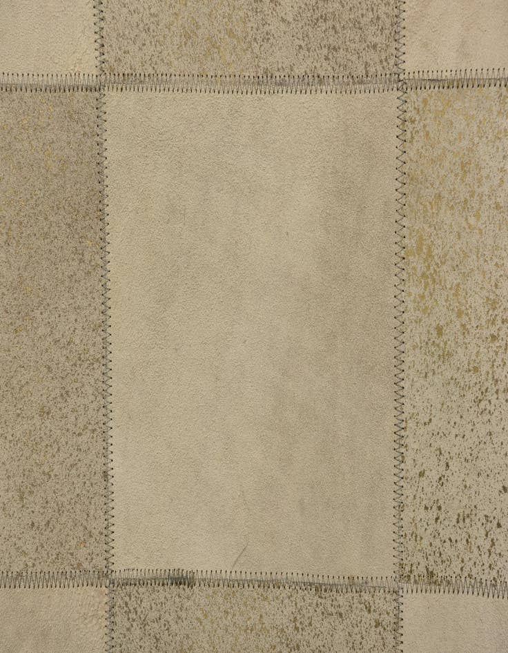 Detail image of  2' 1 x 3' 1 Cowhide Leather Rug