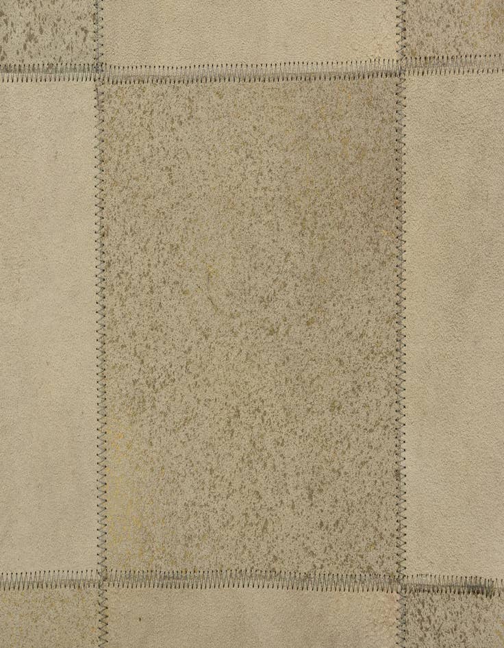 Detail image of  2' 1 x 3' 1 Cowhide Leather Rug