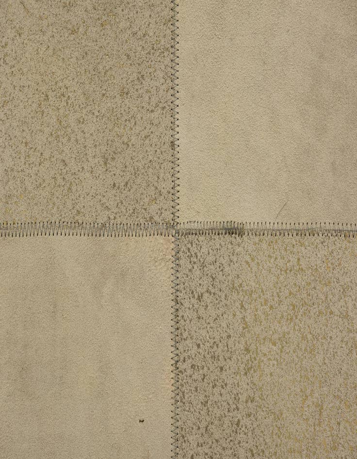 Detail image of  2' 1 x 3' 1 Cowhide Leather Rug