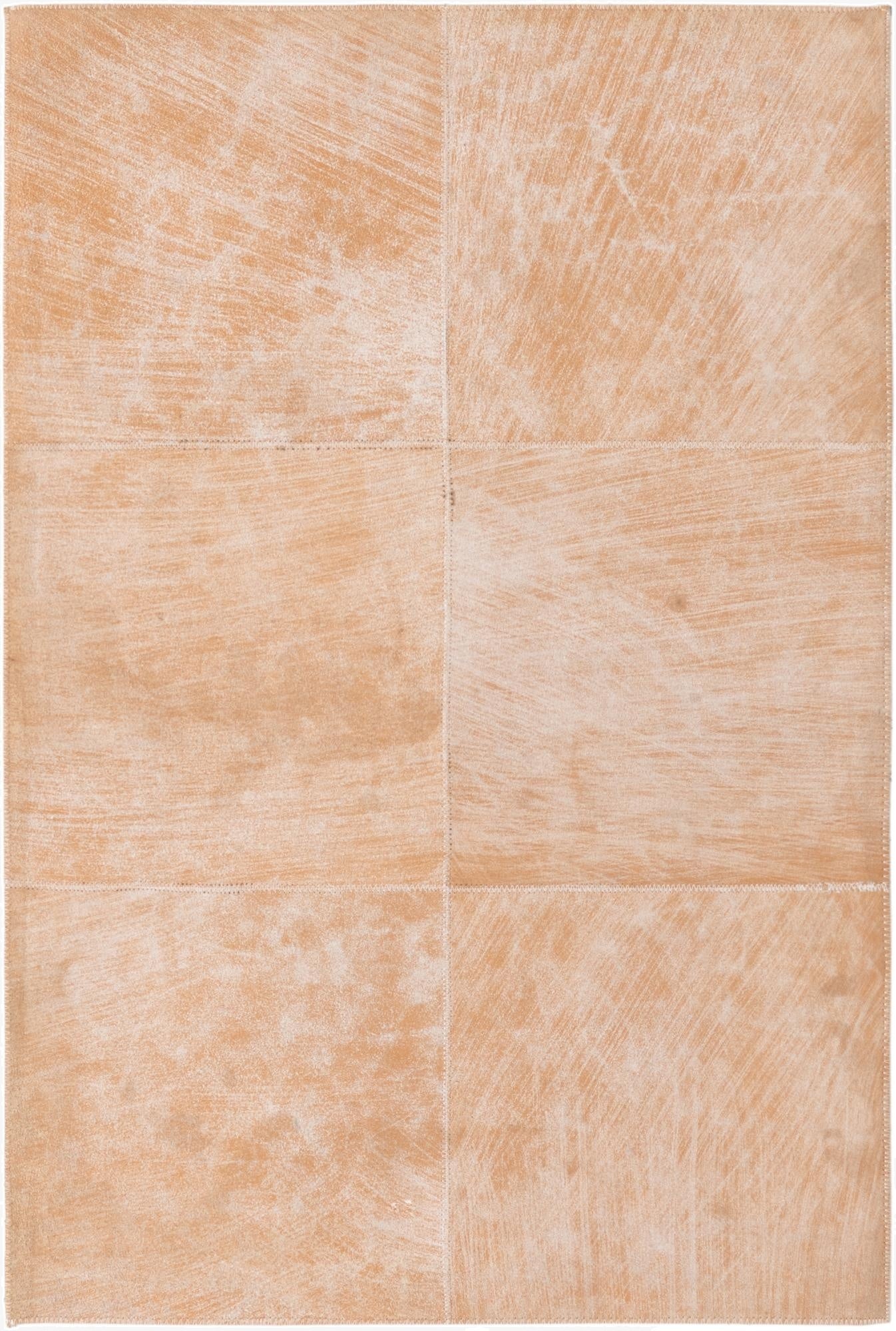  2' x 3' Cowhide Leather Rug