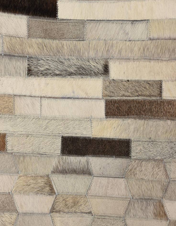 Detail image of  5' 1 x 8' 2 Cowhide Rug