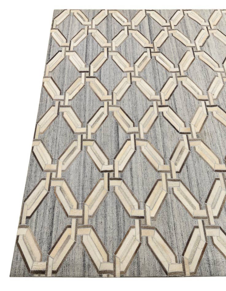 Detail image of  5' 4 x 8' Cowhide Rug