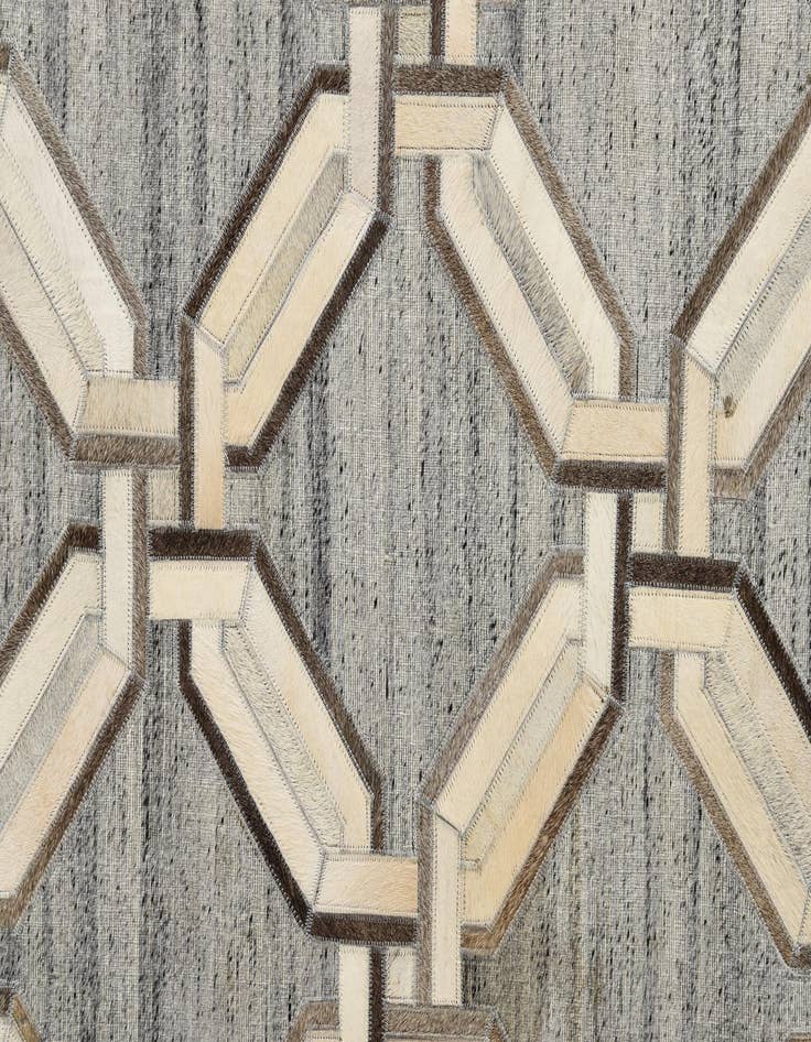 Detail image of  5' 4 x 8' Cowhide Rug