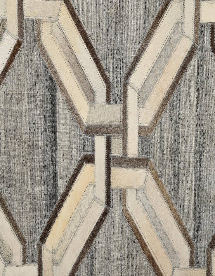 Detail image of  5' 4 x 8' Cowhide Rug