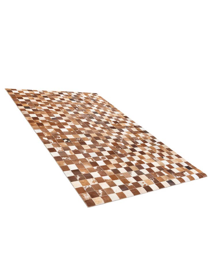 Detail image of  5' x 7' 11 Cowhide Stocks Rug