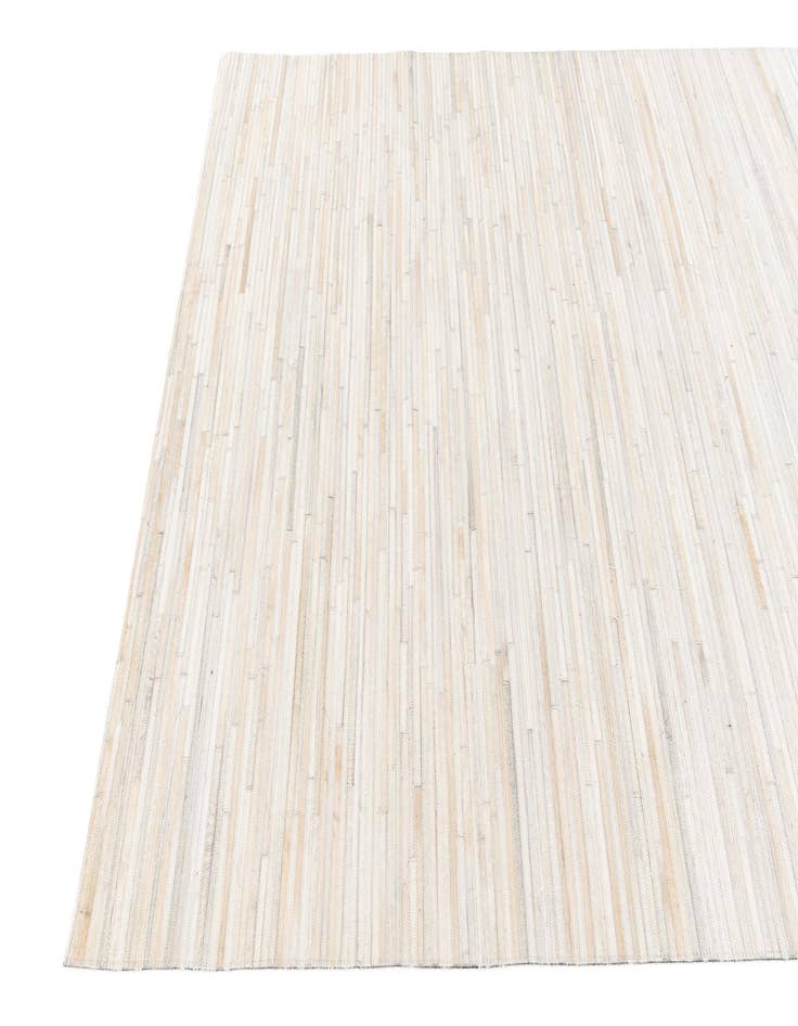 Detail image of  5' 1 x 8' Cowhide Stocks Rug