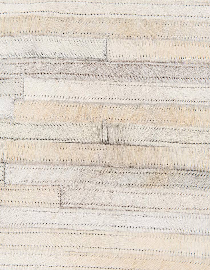 Detail image of  5' 1 x 8' Cowhide Stocks Rug