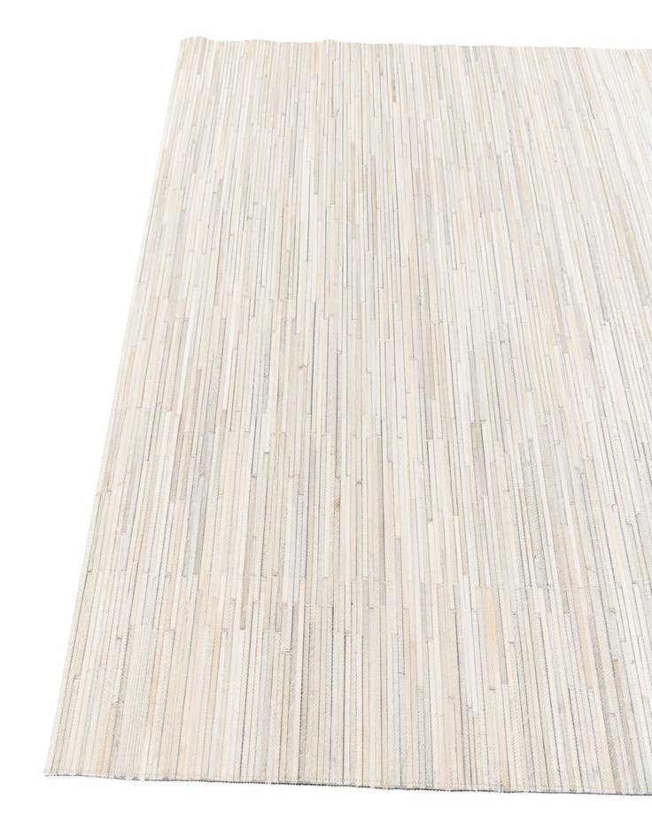 Detail image of  5' x 8' Cowhide Stocks Rug