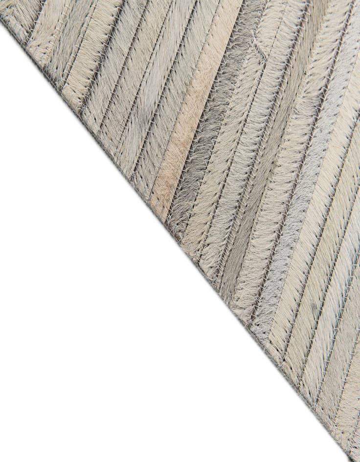 Detail image of  5' x 8' Cowhide Stocks Rug