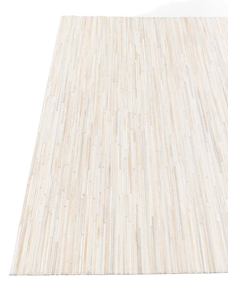 Detail image of  5' 1 x 7' 11 Cowhide Stocks Rug