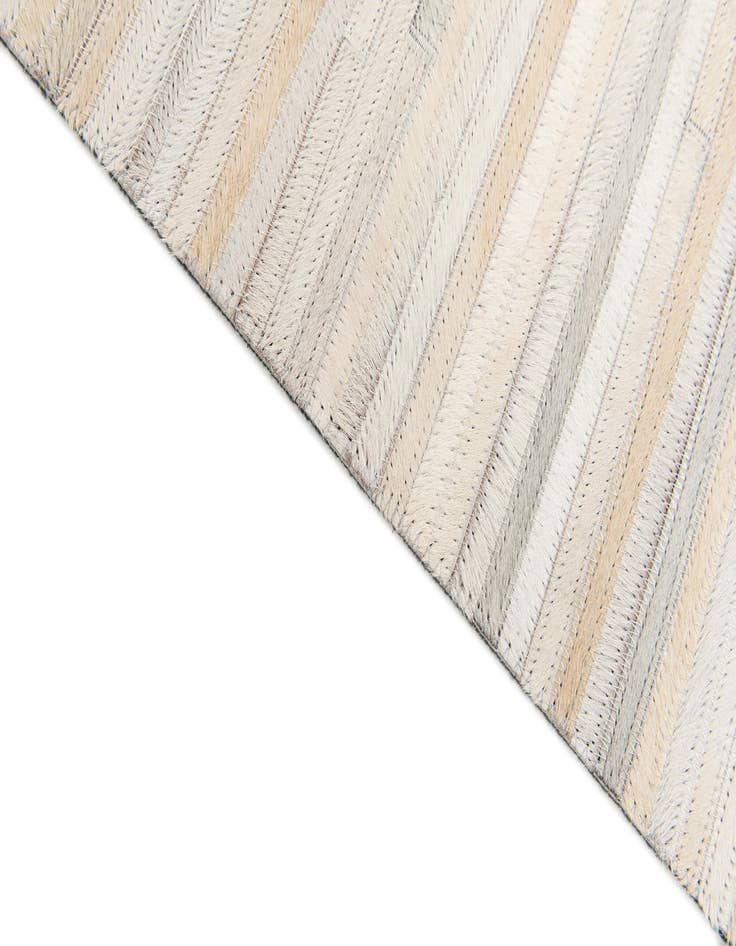 Detail image of  5' 1 x 7' 11 Cowhide Stocks Rug