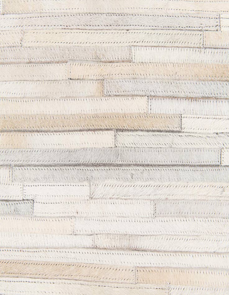 Detail image of  5' 1 x 7' 11 Cowhide Stocks Rug