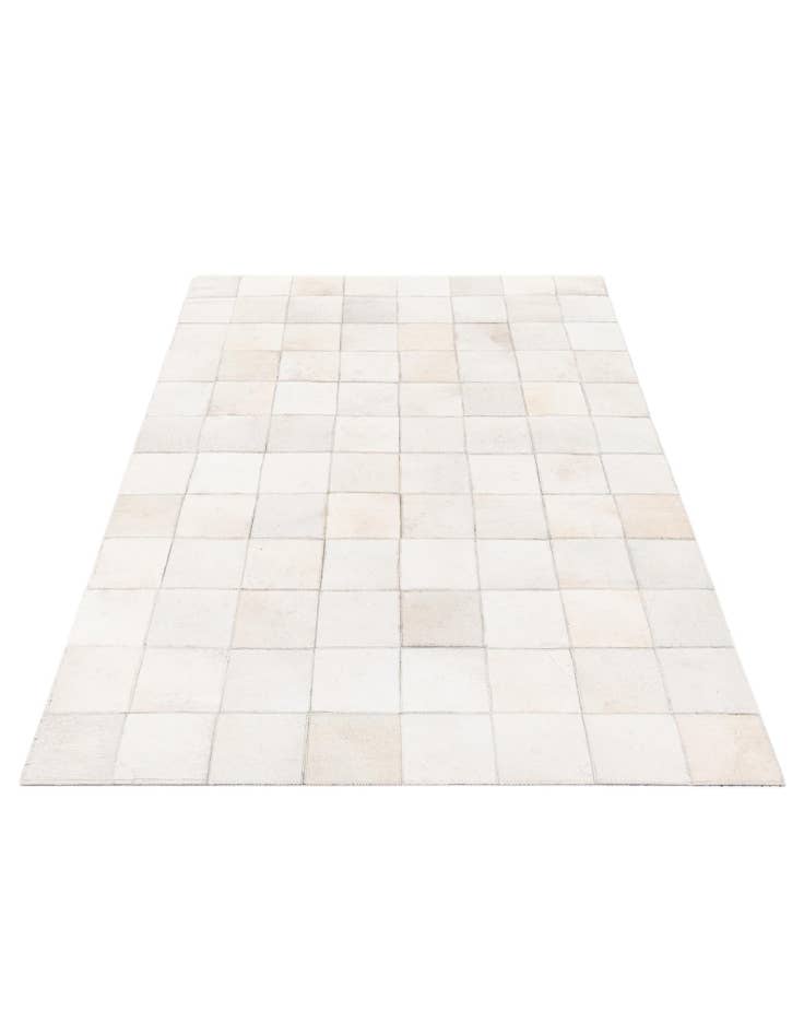 Detail image of  4' x 5' 10 Cowhide Stocks Rug