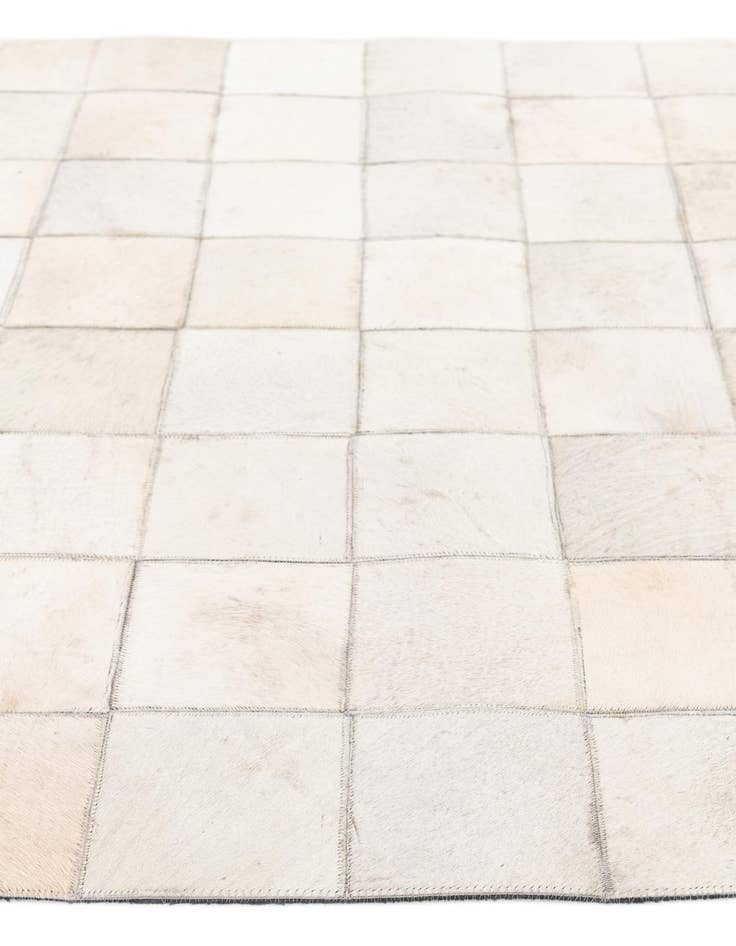 Detail image of  4' x 5' 10 Cowhide Stocks Rug