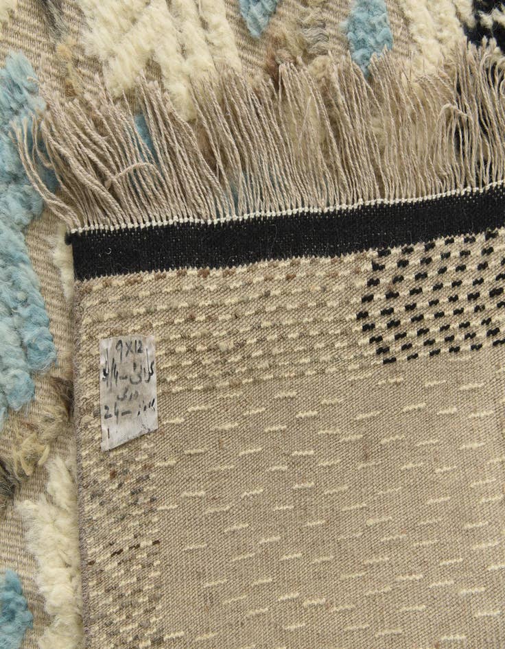 Detail image of  8' 10 x 12' 3  Hand Knotted Darya Wool Rug