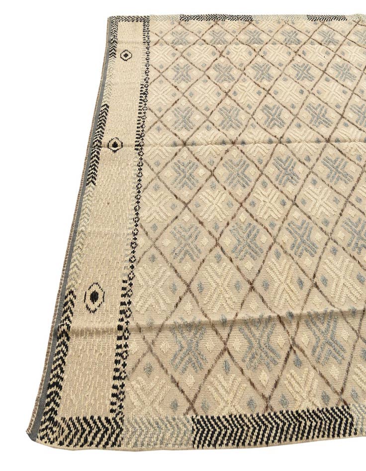 Detail image of  7' 8 x 10' 6  Hand Knotted Darya Wool Rug