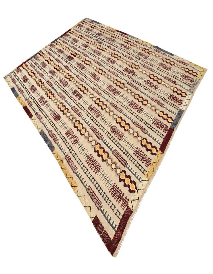 Detail image of  8' 10 x 12' 4  Hand Knotted Darya Wool Rug