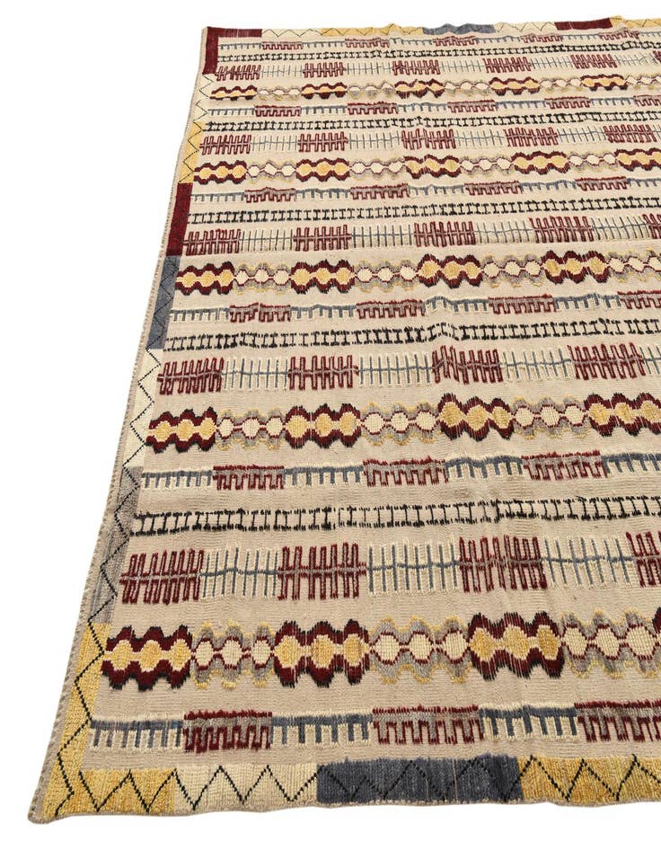 Detail image of  8' 10 x 12' 4  Hand Knotted Darya Wool Rug