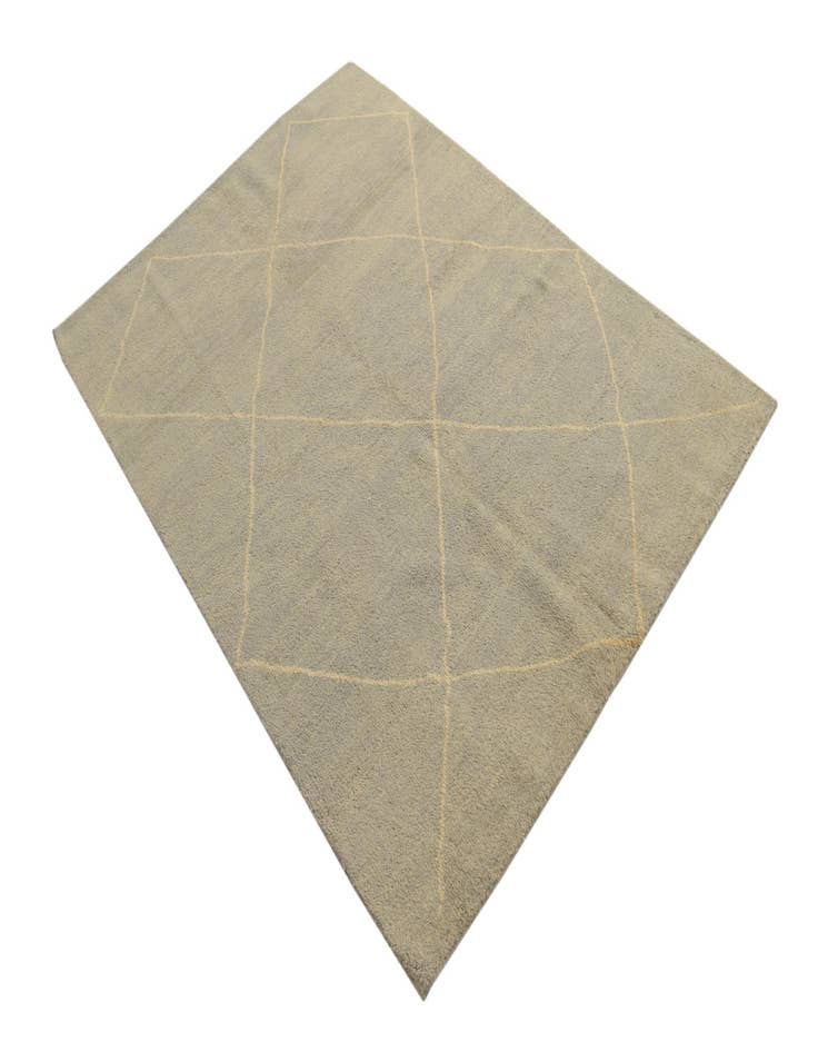 Detail image of  4' 8 x 6' 7  Hand Knotted Darya Wool Rug