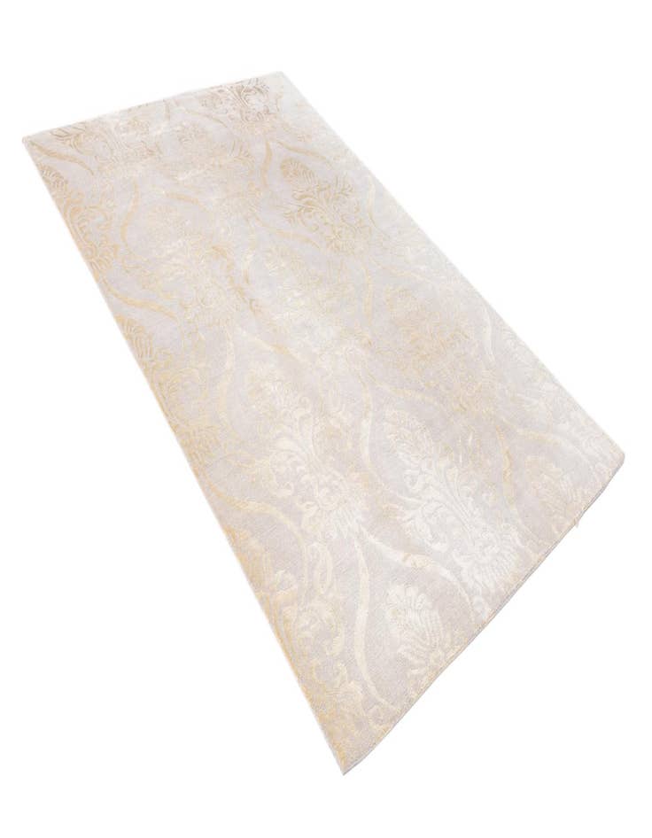 Detail image of  5' 8 x 8'  Hand Knotted Darya Wool Rug