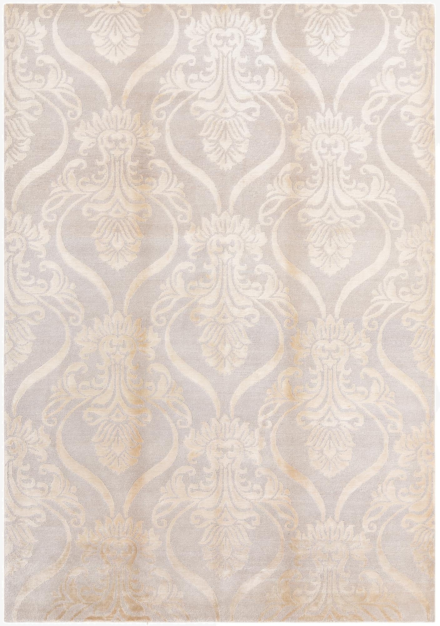  5' 8 x 8'  Hand Knotted Darya Wool Rug