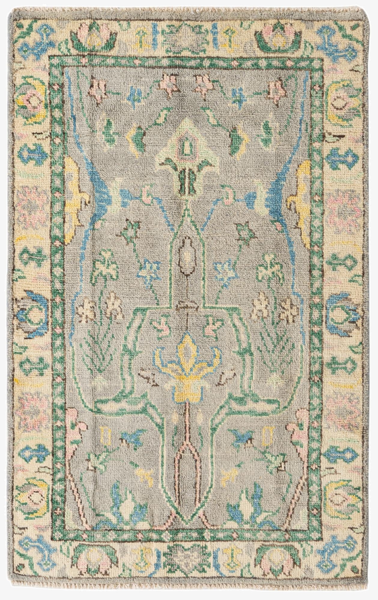  3' 1 x 4' 10  Hand Knotted Darya Wool Rug