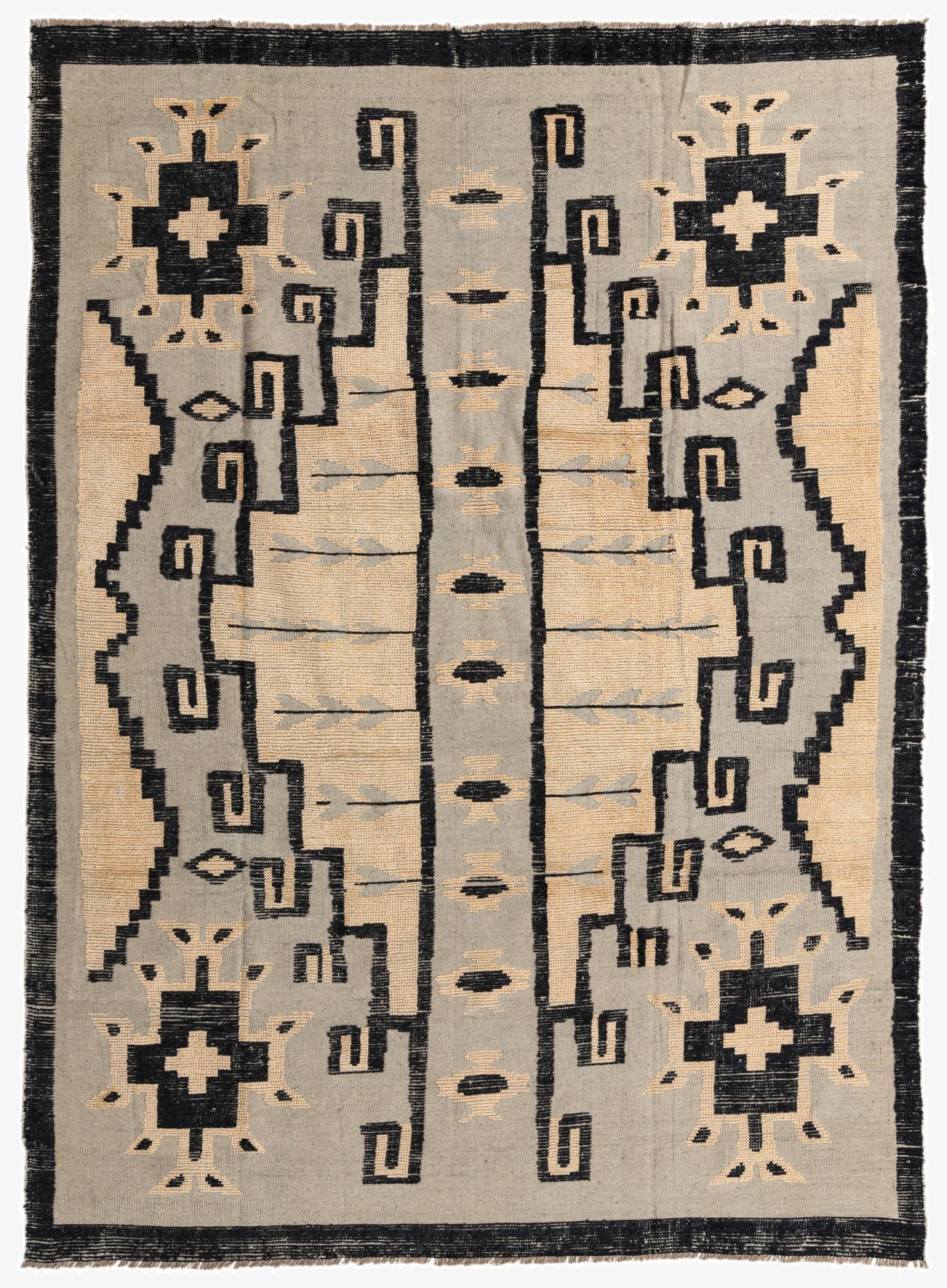  8' x 10' 6  Hand Knotted Darya Wool Rug