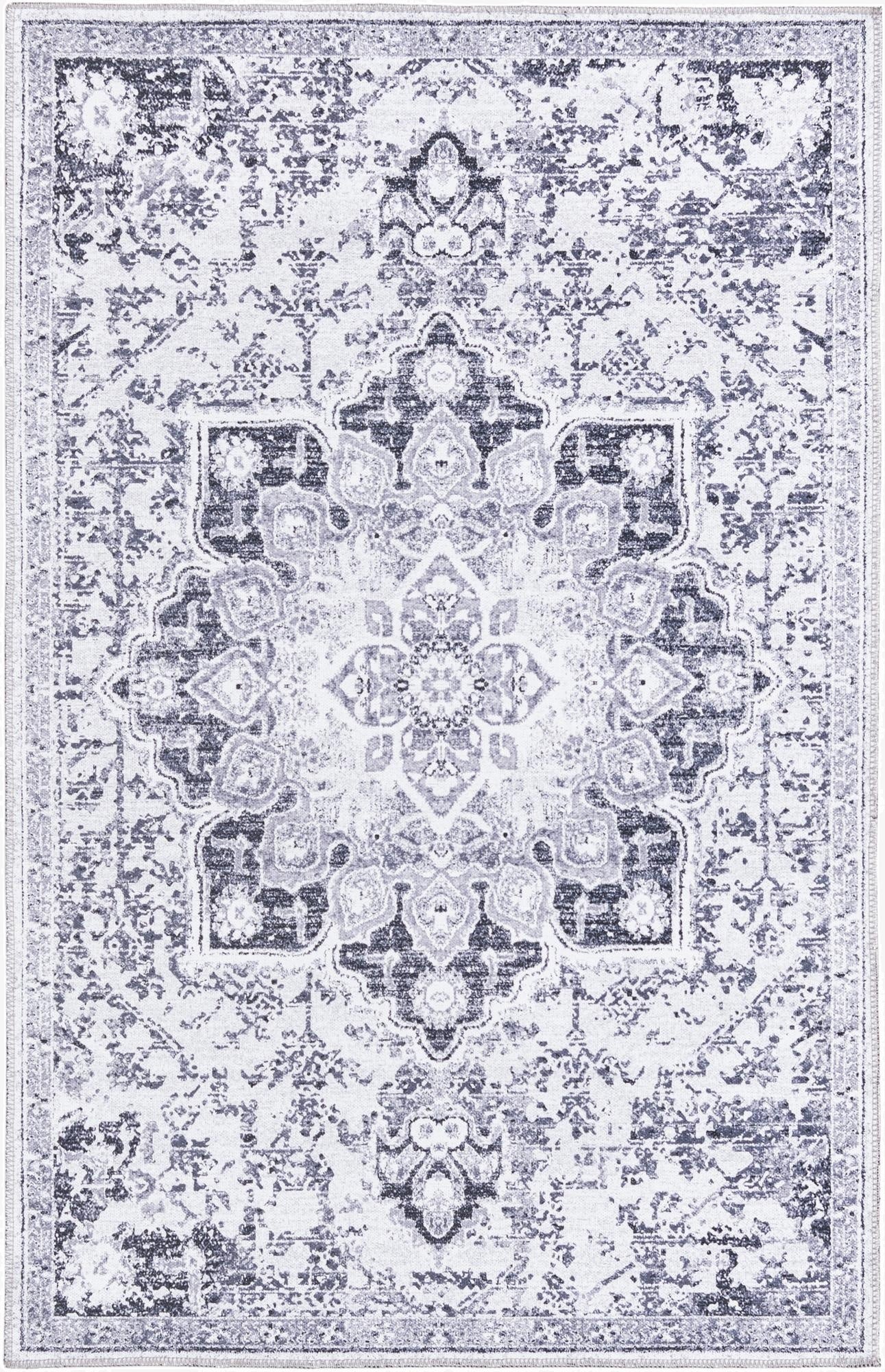  4' x 6'  Washable Francesca Rug