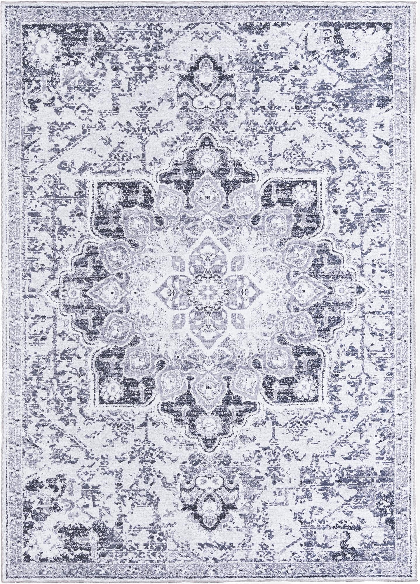  7' 3 x 10'  Washable Francesca Rug