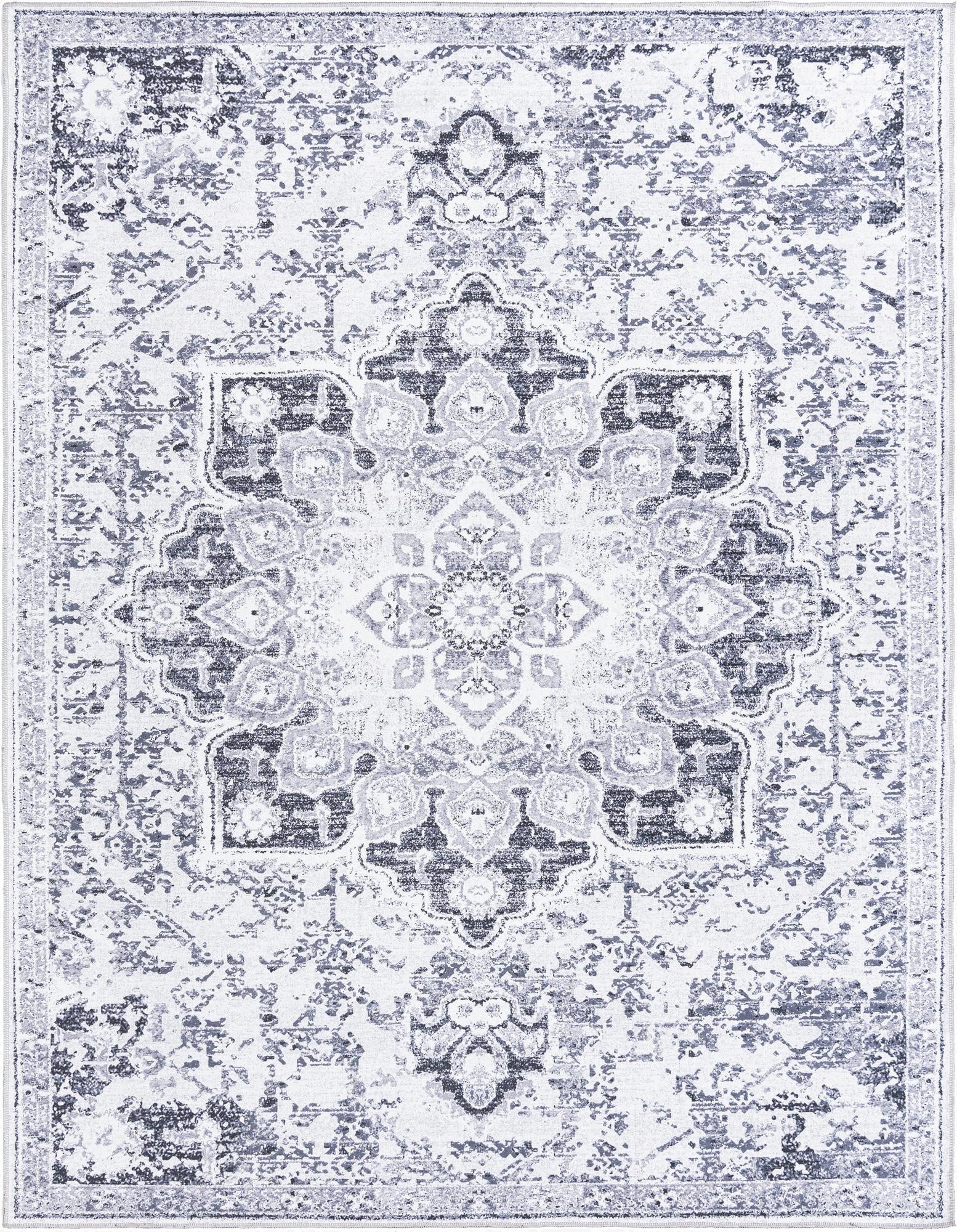  7' 10 x 10'  Washable Francesca Rug