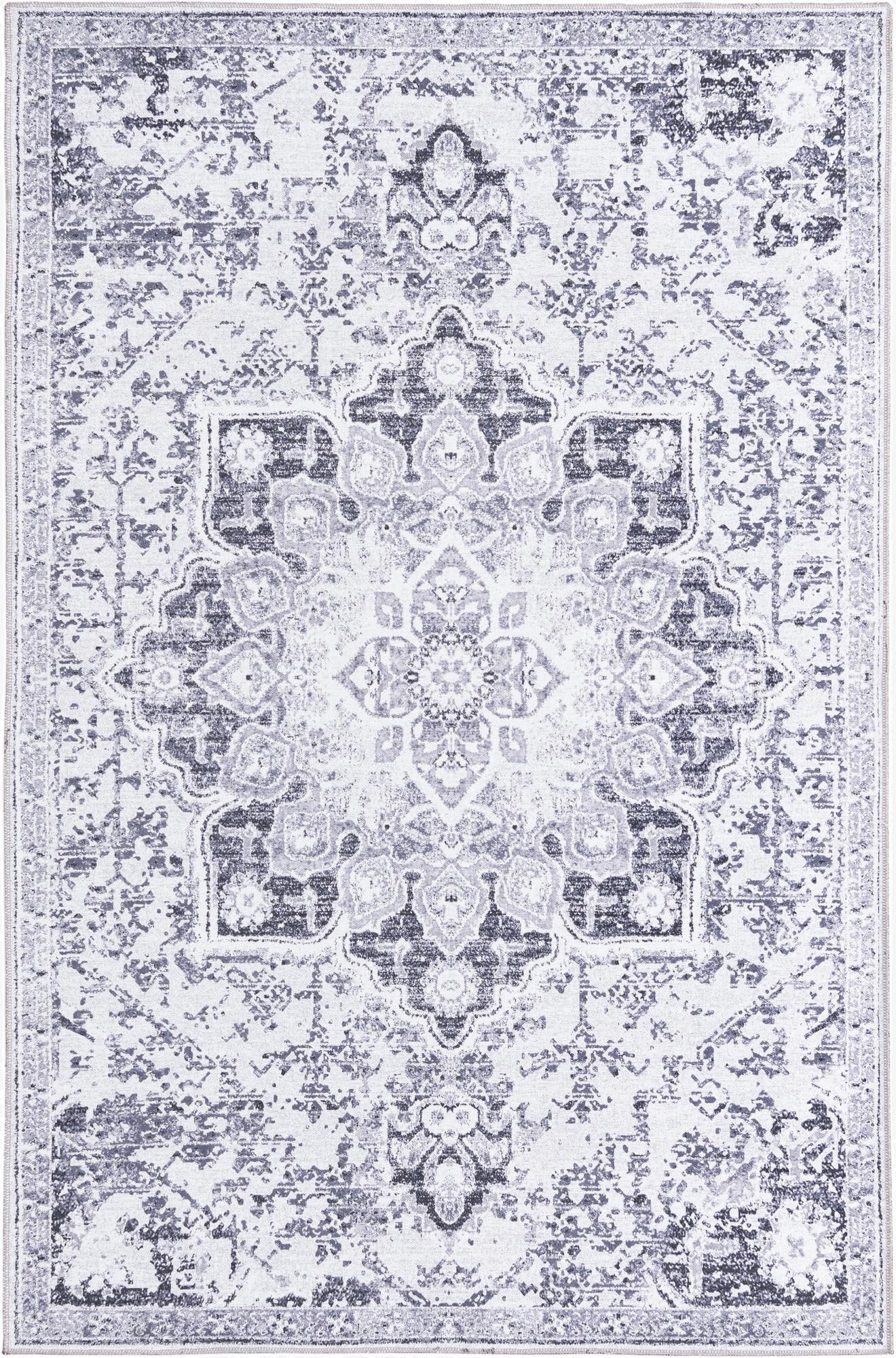  5' 3 x 8'  Washable Francesca Rug