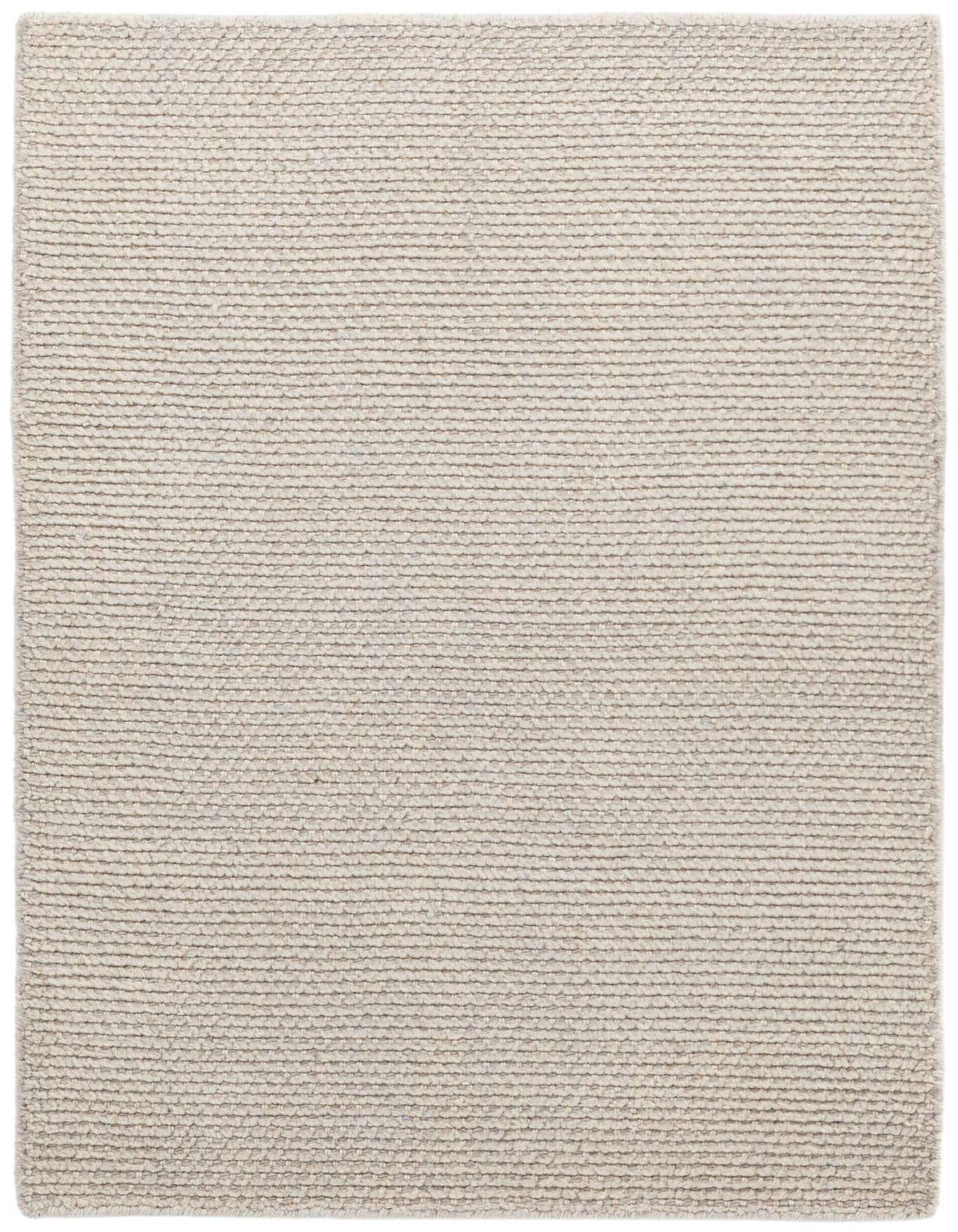 A 2x3 rectangular Jill Zarin English Manor rug in a solid light gray, handmade with a medium pile.