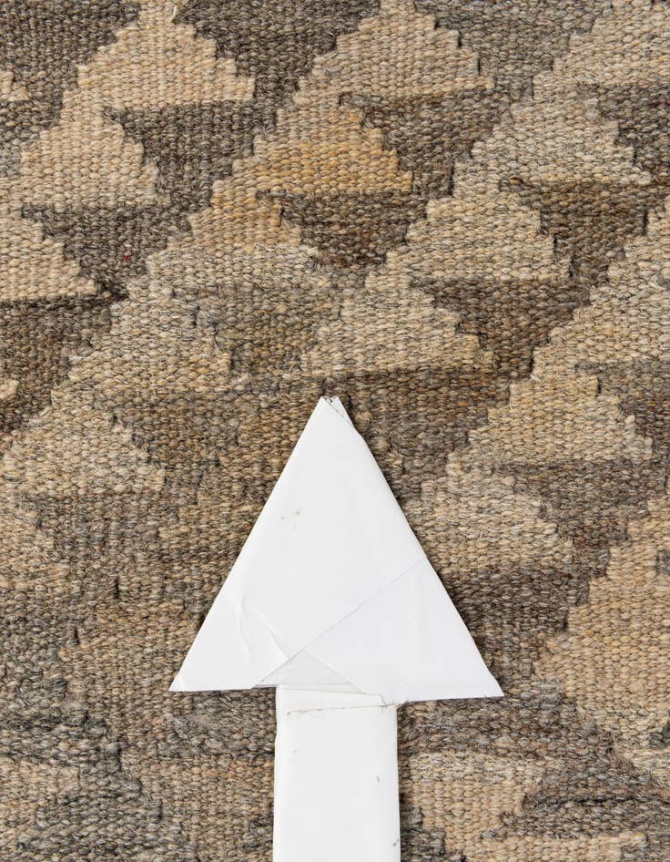 Detail image of  3' 11 x 6' 2  Hand Woven Kilim Maymana Wool Rug