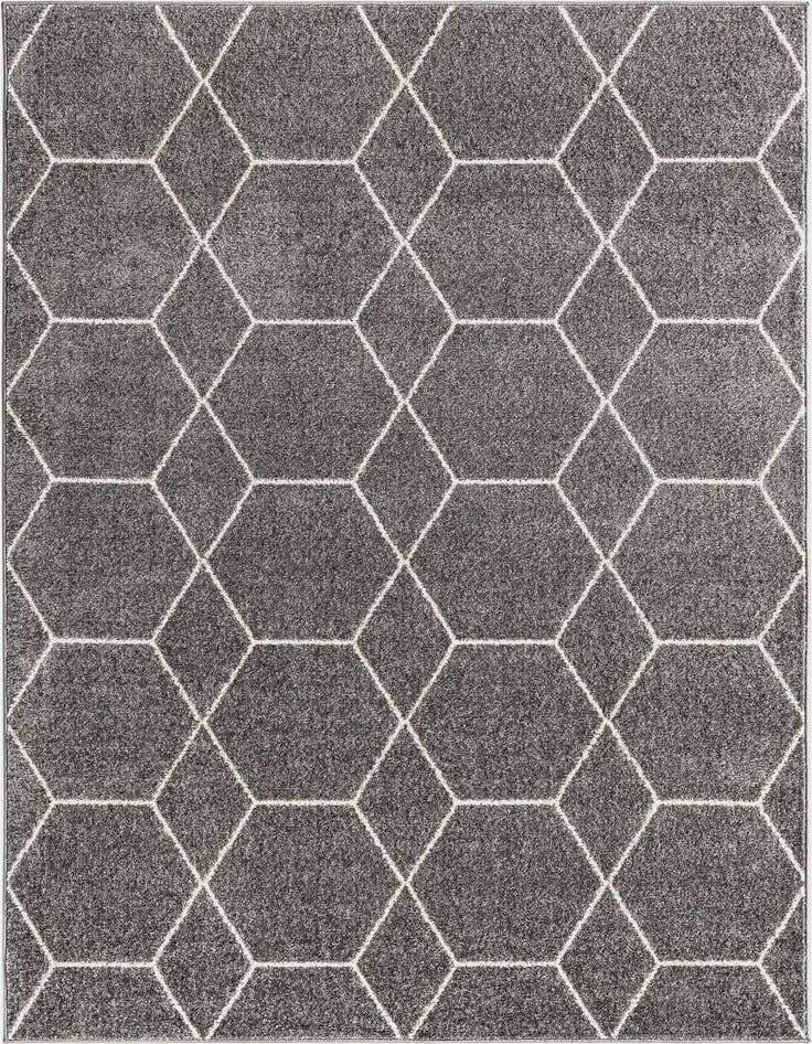 Detail image of  4' x 6' Lattice Frieze Rug