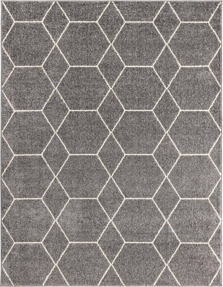 Detail image of  7' x 10' Lattice Frieze Rug