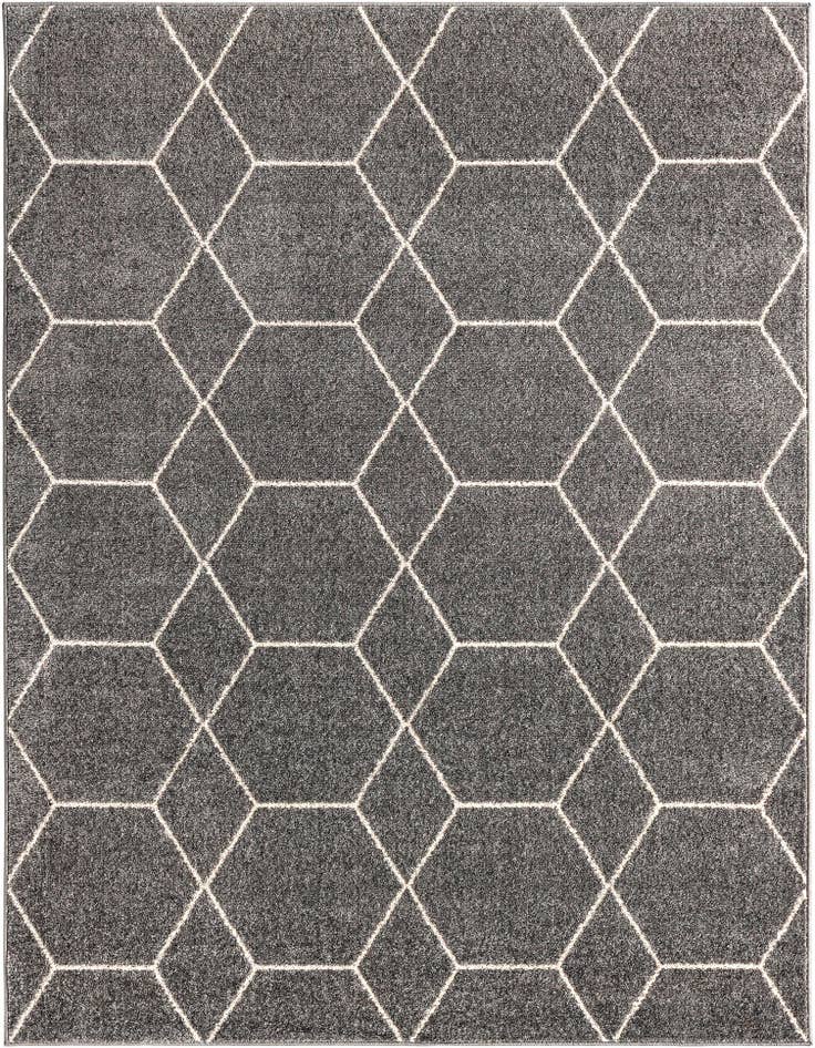 Detail image of  10' x 13' Lattice Frieze Rug