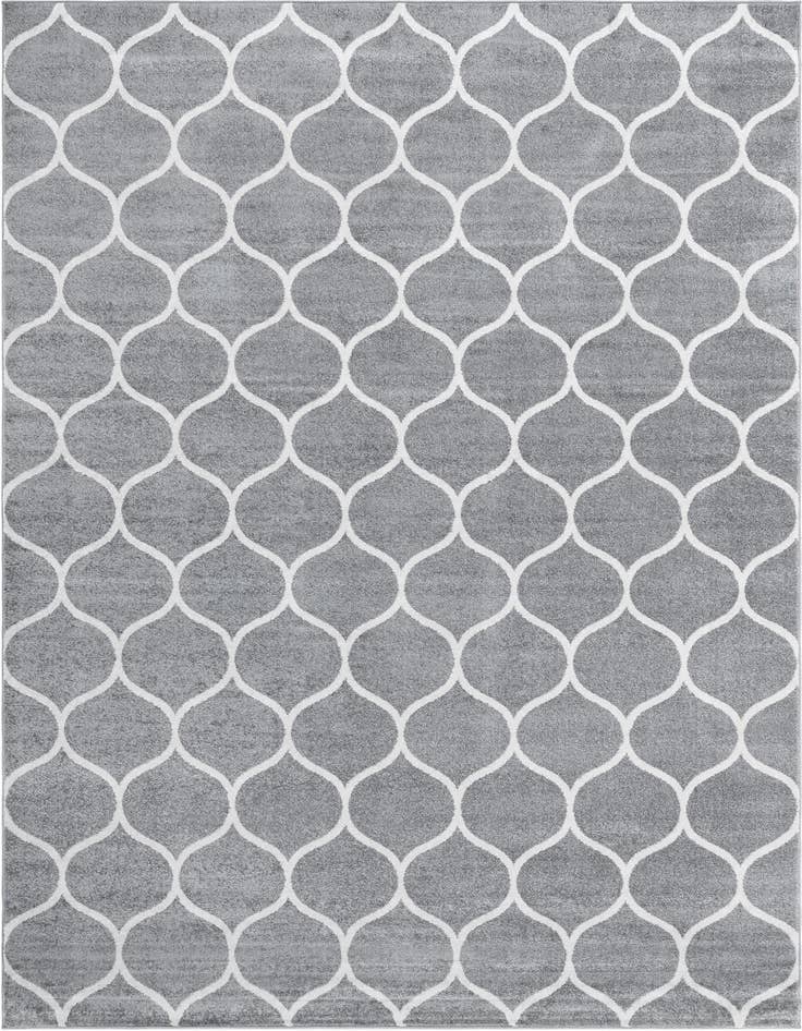 Detail image of  10' x 13' Lattice Frieze Rug