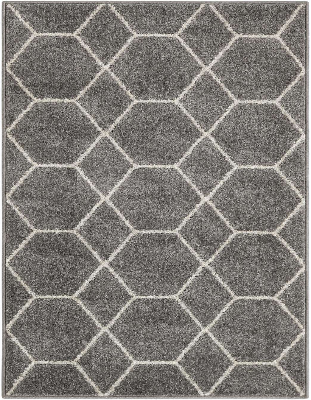 Primary image  2' 4 x 4' 6 Lattice Frieze Rug